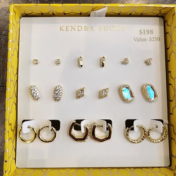 Kendra Scott Earring Gift Set of 9 - Picture 1 of 5